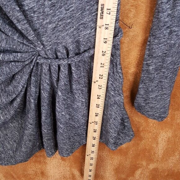 THAKOON Womens Dress Small Gray Pullover Mini Draped Braided Stretch Knit - Picture 7 of 8